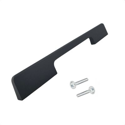 Furniture handle / Kitchen handle Seattle 160 mm Aluminum Black