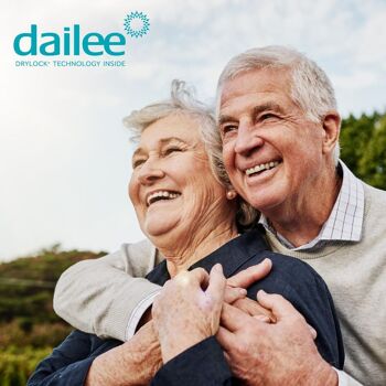 Dailee Slip Maxi - 112x couches pour adultes et personnes âgées - Serviettes pour incontinence urinaire avec fermeture auto-agrippante 4