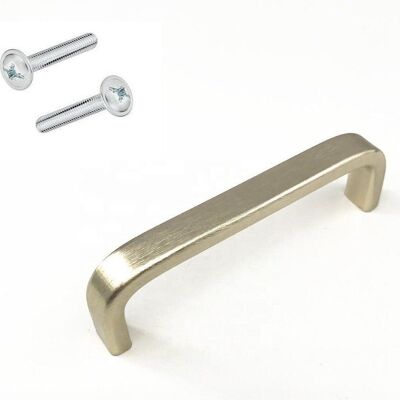 Tirador para mueble / Tirador de cocina Tampa 128 mm acero inoxidable