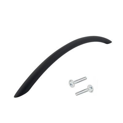 Furniture handle / Kitchen handle Chicago 128 mm Black