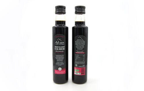 Vinaigre Balsamique IGP Modène Bio à l'ail noir