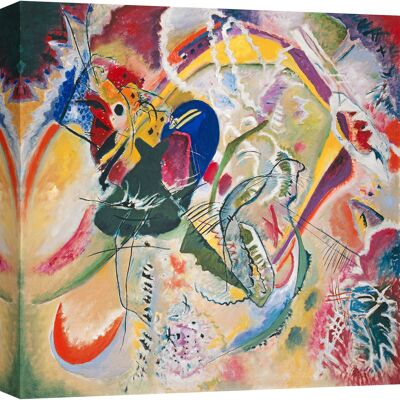 Abstrakte Malerei auf Leinwand: Wassily Kandinsky, Improvisation 35, 1914