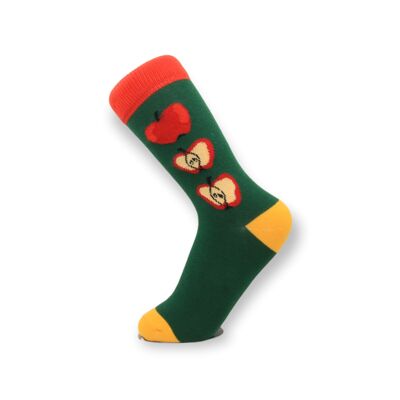Louluu Colourful Apple Funny Socks