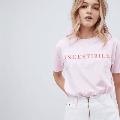 T-Shirt "Unmanageable" - Elegant__XL / Rosa