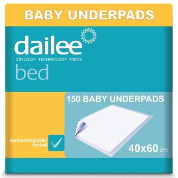 Dailee Bed - Alèses pour incontinence urinaire - Couvre-matelas absorbants pour nouveau-nés, adultes et personnes âgées 6