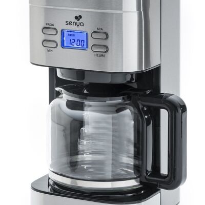 Family Coffee programmable glass coffee maker