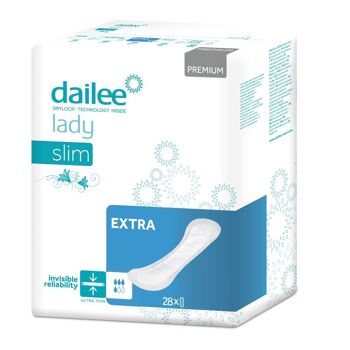 Dailee Lady - Serviettes Hygiéniques Femme - Incontinence urinaire post-partum pour adultes et personnes âgées 1