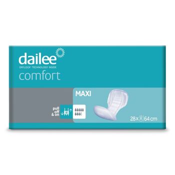 Dailee Comfort - Couches moulées 112x - Absorbants pour incontinence urinaire pour adultes et personnes âgées 1