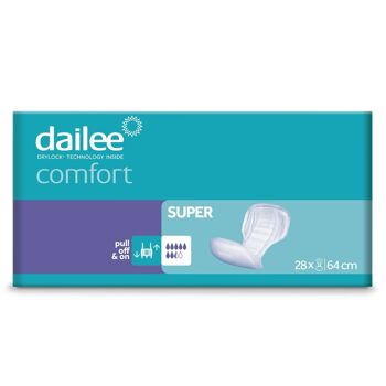 Dailee Comfort - Couches moulées 112x - Absorbants pour incontinence urinaire pour adultes et personnes âgées 5
