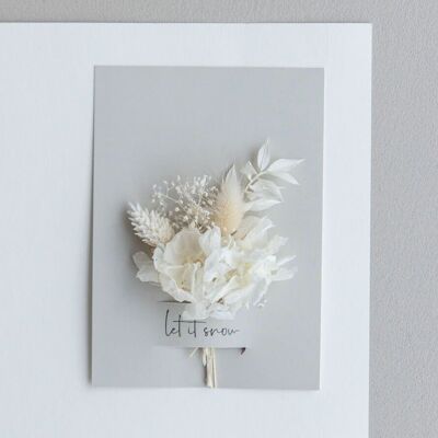 Christmas cards with dried flowers II