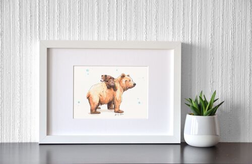Mother and Cub - Art Print