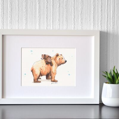 Mother and Cub - Art Print