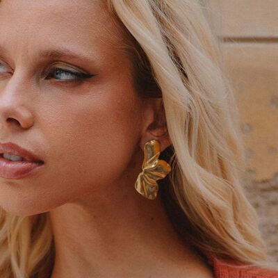 Boucles puces Orcha - feuillages