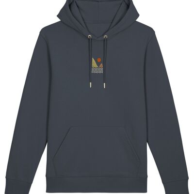 Into the wild blue hoodie