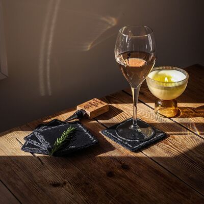 4 Slate Coasters - The Best Moments