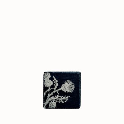 Single Slate Coaster - Thistle Trio