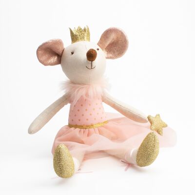 Muñeco de peluche ratón mamá 35 cm