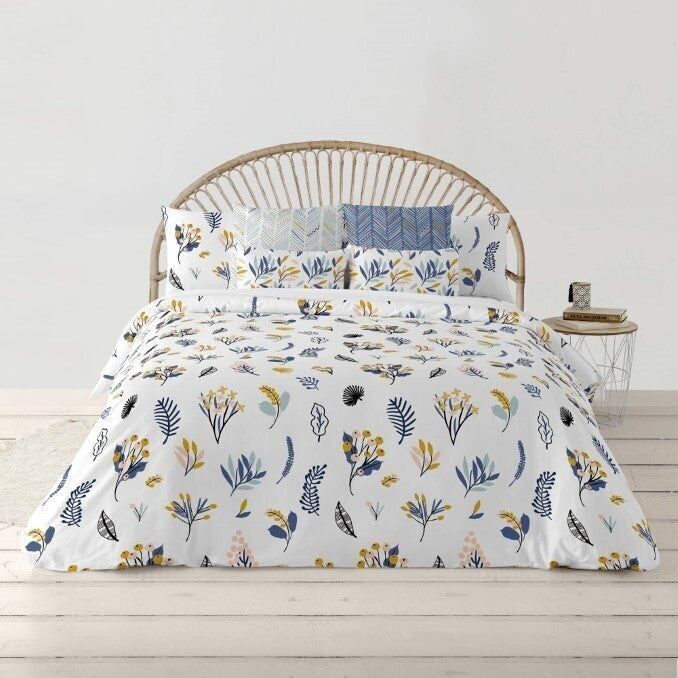 Copripiumino con bottoni 100% cotone Bari