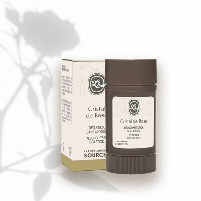 Desodorante en barra de rosas orgánico - Rose Cristal