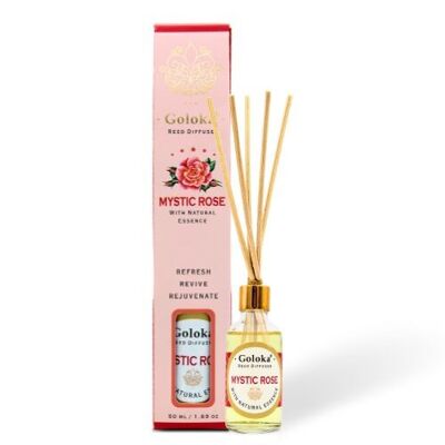 Goloka Mystic Rose 50 ml Duftstäbchen-Diffusor-Packung