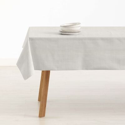 Light Beige stain-resistant resin tablecloth