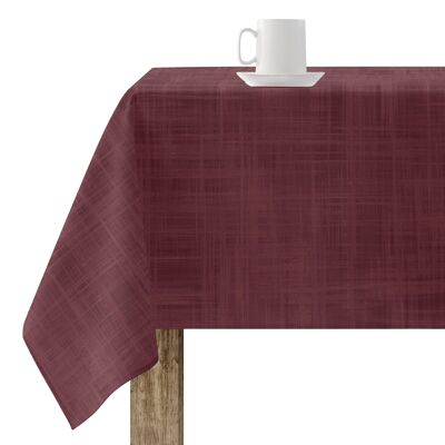 Christmas burgundy stain-resistant resin tablecloth