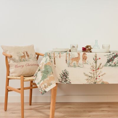 Resin stain-resistant tablecloth Christmas Deer 1