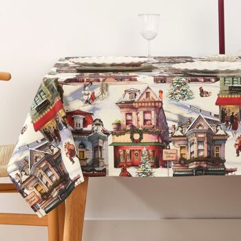 Nappe antitache en résine Christmas City 1 25