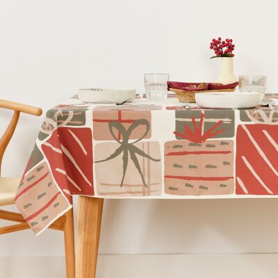Tischdecke aus schmutzabweisendem Kunstharz für Weihnachten
