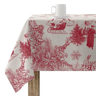 Mantel resinado antimanchas Christmas Toile