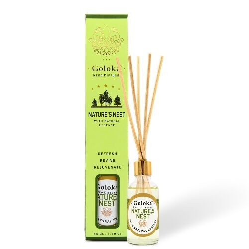 Goloka Nature's Nest 50 ml Reed Diffuser Pack