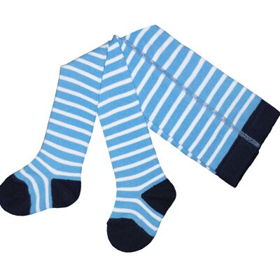 Tights for baby and kids >> Blue stripes