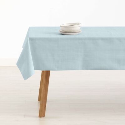 Blue stain-resistant resin tablecloth