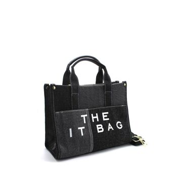 THE IT BAG Sac à main en Jean Patchwork Kalan 2