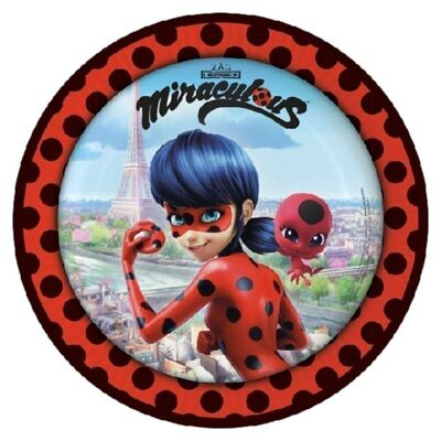 8 Miraculous Round Paper Plates