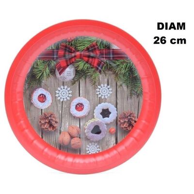 Metal Christmas Plate