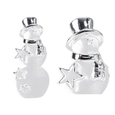 Snowman With Stars 23Cm