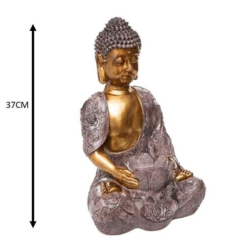 Bouddha Résine H37Cm