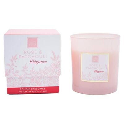 Rose Patchouli scented candle ATMOSPHERA