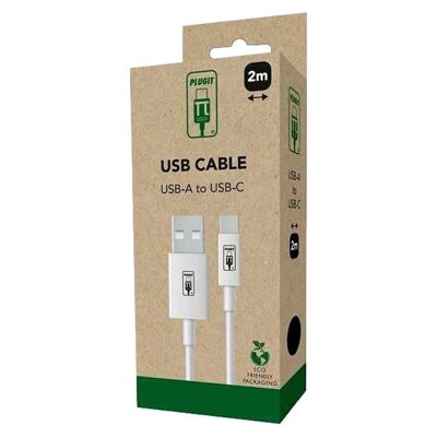 Cable USB-A/Lightning 2m