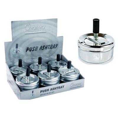 Posacenere Push in Metallo 9 Cm