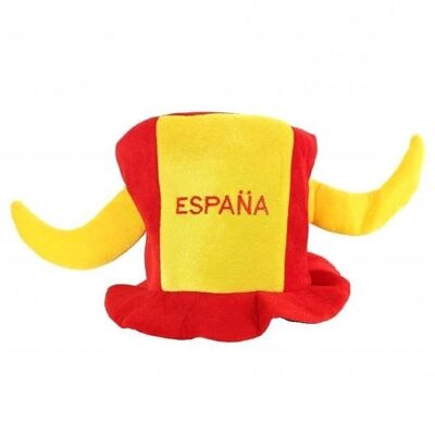 Football Hat With Horn Spain