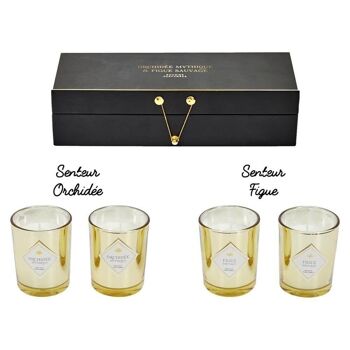 Coffret 4 Bougies Parfumées 1