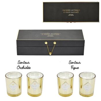 Coffret 4 Bougies Parfumées 2