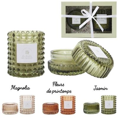 Caja Regalo de 2 Velas Aromáticas