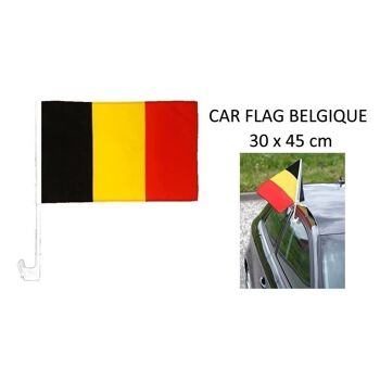 Drapeau Voiture Belgique 1