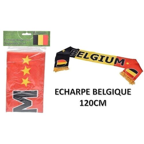 Echarpes Supporters Belgique 120X14Cm