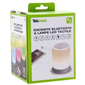 Enceinte Bluetooth & Lampe Led Tactile 2