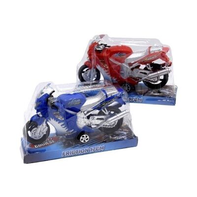 Motocicleta de fricción de 17 cm