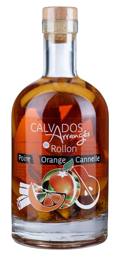 Calvados Arrangé By Rollon Poire Orange Cannelle 35cl